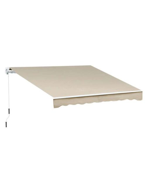 Falra szerelhető kihajtható árnyékoló, AR01 bézs 295x200 cm