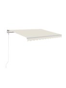 Falra szerelhető kihajtható árnyékoló, AR01 bézs 295x200 cm
