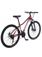 Női MTB kerékpár tárcsafékkel 26" piros B062-red