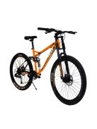 MTB kerékpár full teleszkópos tárcsafékes TRINK 26" narancs B216-orange