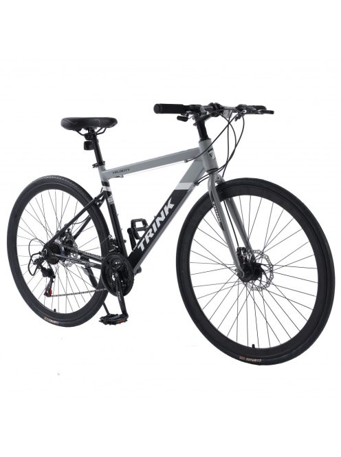 Alumínium fitness kerékpár tárcsafékes Shimano TRINK B700-Grey