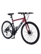 Alumínium fitness kerékpár tárcsafékes Shimano TRINK piros B700-Red