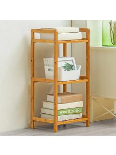   Bambusz polc fürdőszobába konyhába 3 szintes 70x25x35cm BAM04-70