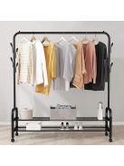 Ruhaállvány cipőtartóval kerekekkel 155 x 34 x 150 cm CR002-150