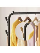 Ruhaállvány cipőtartóval kerekekkel 155 x 34 x 150 cm CR002-150