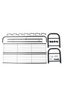 Ruhaállvány cipőtartóval kerekekkel 155 x 34 x 150 cm CR002-150