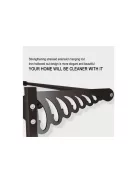 Cipőtartó kényelmes üléssel és akasztóval CR003-100 170 x 33 x 100 cm
