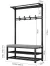   Cipőtartó kényelmes üléssel és akasztóval CR003-80 170 x 33 x 80 cm