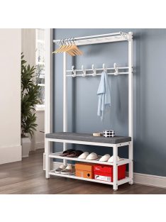   Cipőtartó kényelmes üléssel és akasztóval CR004-60 170 x 33 x 60 cm
