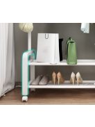 Ruhaállvány cipőtartóval kerekekkel 155 x 34 x 150 cm CR005-150