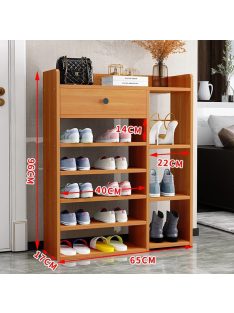 Cipősszekrény 65 x 17 x 96 cm barna BC FUR-1322-2