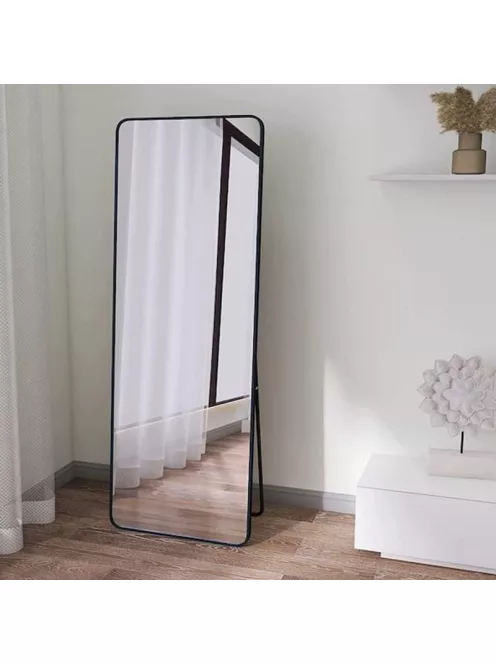 Álló tükör 150 x 40 cm fekete BC FUR-1625-Black