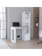 Polcos íróasztal tárolóval 98,5x45x148cm fehér FUR1234-1