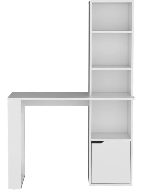 Polcos íróasztal tárolóval 98,5x45x148cm fehér FUR1234-1