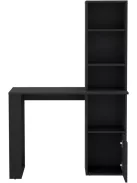 Polcos íróasztal tárolóval 98,5x45x148cm fekete FUR1234-2
