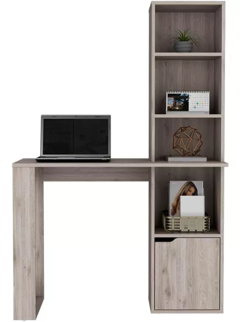 Polcos íróasztal tárolóval 98,5x45x148cm barna FUR1234-3