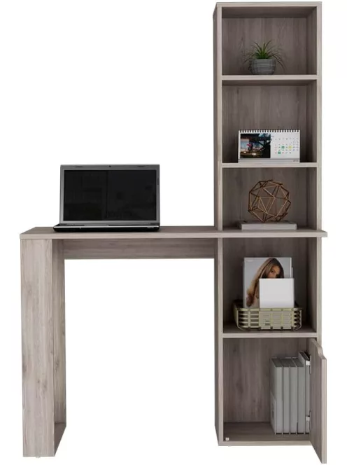 Polcos íróasztal tárolóval 98,5x45x148cm barna FUR1234-3