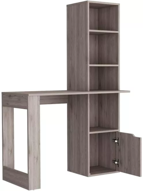 Polcos íróasztal tárolóval 98,5x45x148cm barna FUR1234-3
