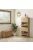 Cipősszekrény 63x24x150cm barna FUR1347-1