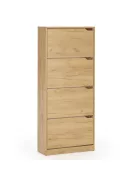 Cipősszekrény 63x24x150cm barna FUR1347-1