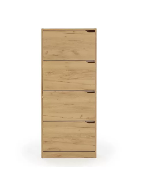 Cipősszekrény 63x24x150cm barna FUR1347-1