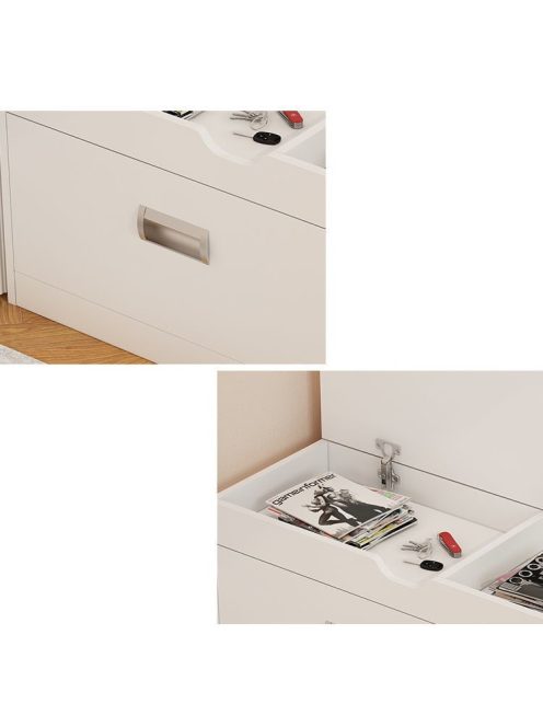 Cipősszekrény 100 x 34 x 50 cm BC FUR1617-3