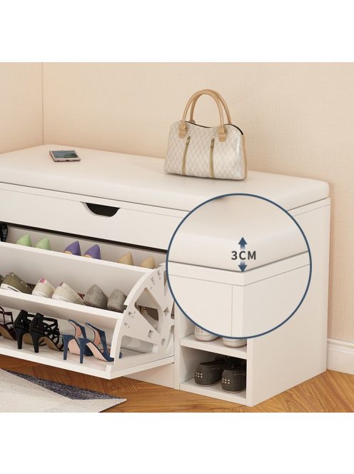 Cipősszekrény 100 x 34 x 50 cm BC FUR1617-3