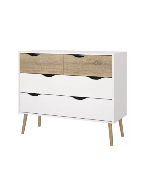 Komód 4 részes 98x39x61 cm FUR1895