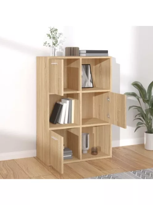 Komód hálószoba nappali bútor 60x29,5x90cm tölgy FUR1946-1