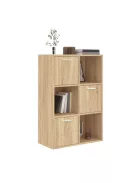 Komód hálószoba nappali bútor 60x29,5x90cm tölgy FUR1946-1