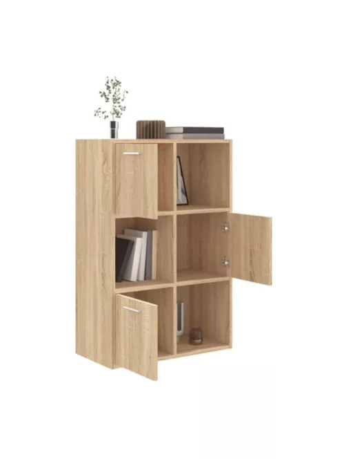 Komód hálószoba nappali bútor 60x29,5x90cm tölgy FUR1946-1