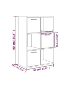 Komód hálószoba nappali bútor 60x29,5x90cm tölgy FUR1946-1