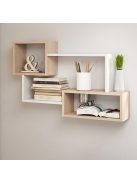 Fali polc 87x18x54cm tölgy FUR1961-1