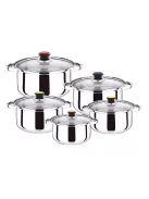 10 részes inox edénykészlet G13