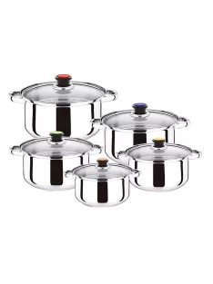 10 részes inox edénykészlet G13