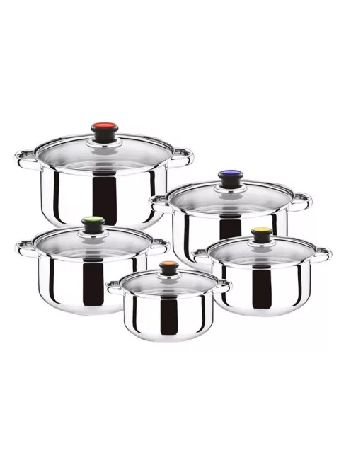 10 részes inox edénykészlet G13