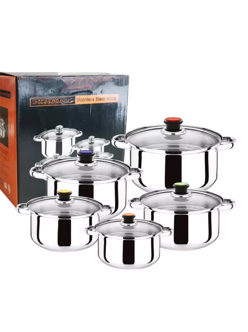 10 részes inox edénykészlet G13
