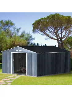 Kerti fém tároló ház 389 x 343 x 202 cm 13,3 m² GH1113