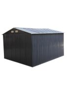 Kerti fém tároló ház 257 x 376 x 188 cm, 9,7 m² GH812