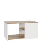 Dohányzóasztal 80x45x42 cm fehér GM-01