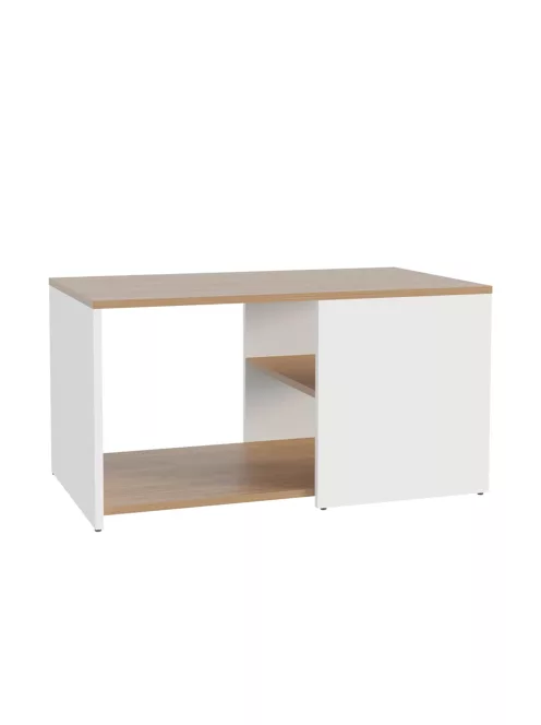 Dohányzóasztal 80x45x42 cm fehér GM-01