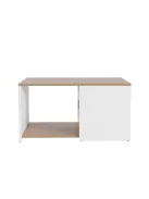 Dohányzóasztal 80x45x42 cm fehér GM-01