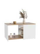 Dohányzóasztal 80x45x42 cm fehér GM-01