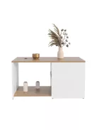 Dohányzóasztal 80x45x42 cm fehér GM-01