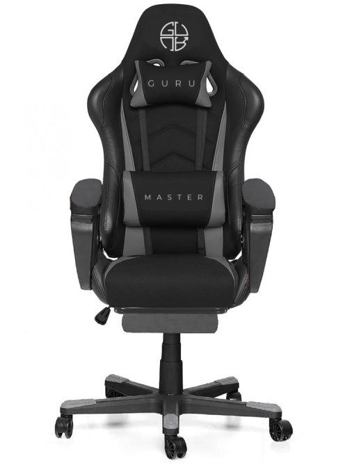 Guru Master GM1-G-L kényelmes főnöki gamer szék forgószék lábtartóval