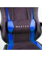 Master GM2-B-L kényelmes főnöki gamer szék forgószék lábtartóval