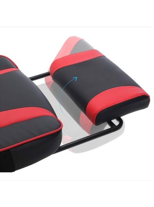 Master GM2-B-L kényelmes főnöki gamer szék forgószék lábtartóval