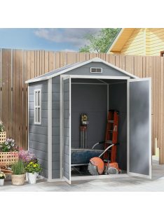 Kerti műanyag tároló ház 124 x 170 x 210 cm 2,1 m2 GR406