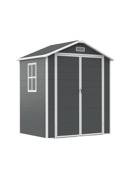 Kerti műanyag tároló ház 124 x 170 x 210 cm 2,1 m2 GR406