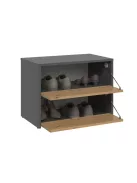 Cipősszekrény 60x36x44 cm szürke barna GS-01